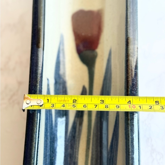 Unique Floral Long Pottery Dish - Picture 4 of 7